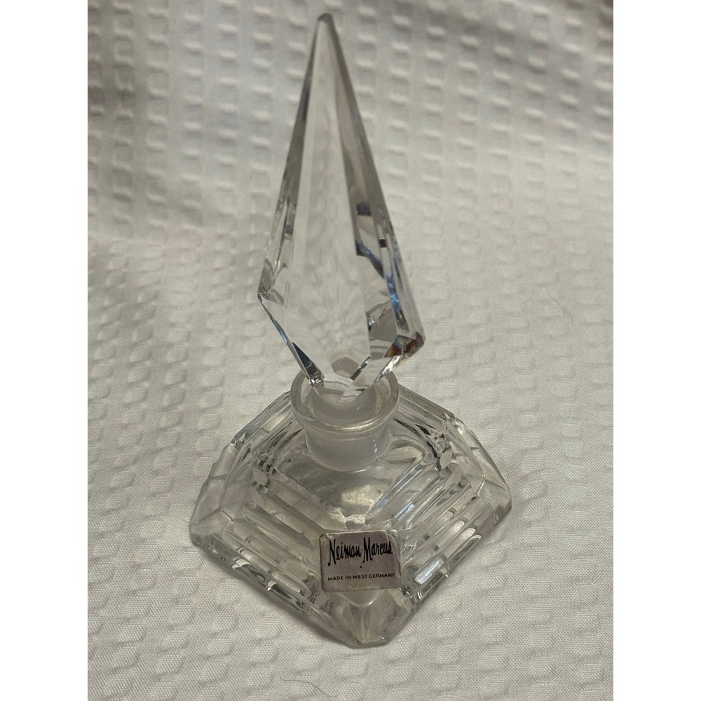 Vintage Crystal Neiman Marcus perfume bottle